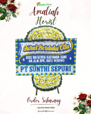 Papan Bunga Duka di Tuksono